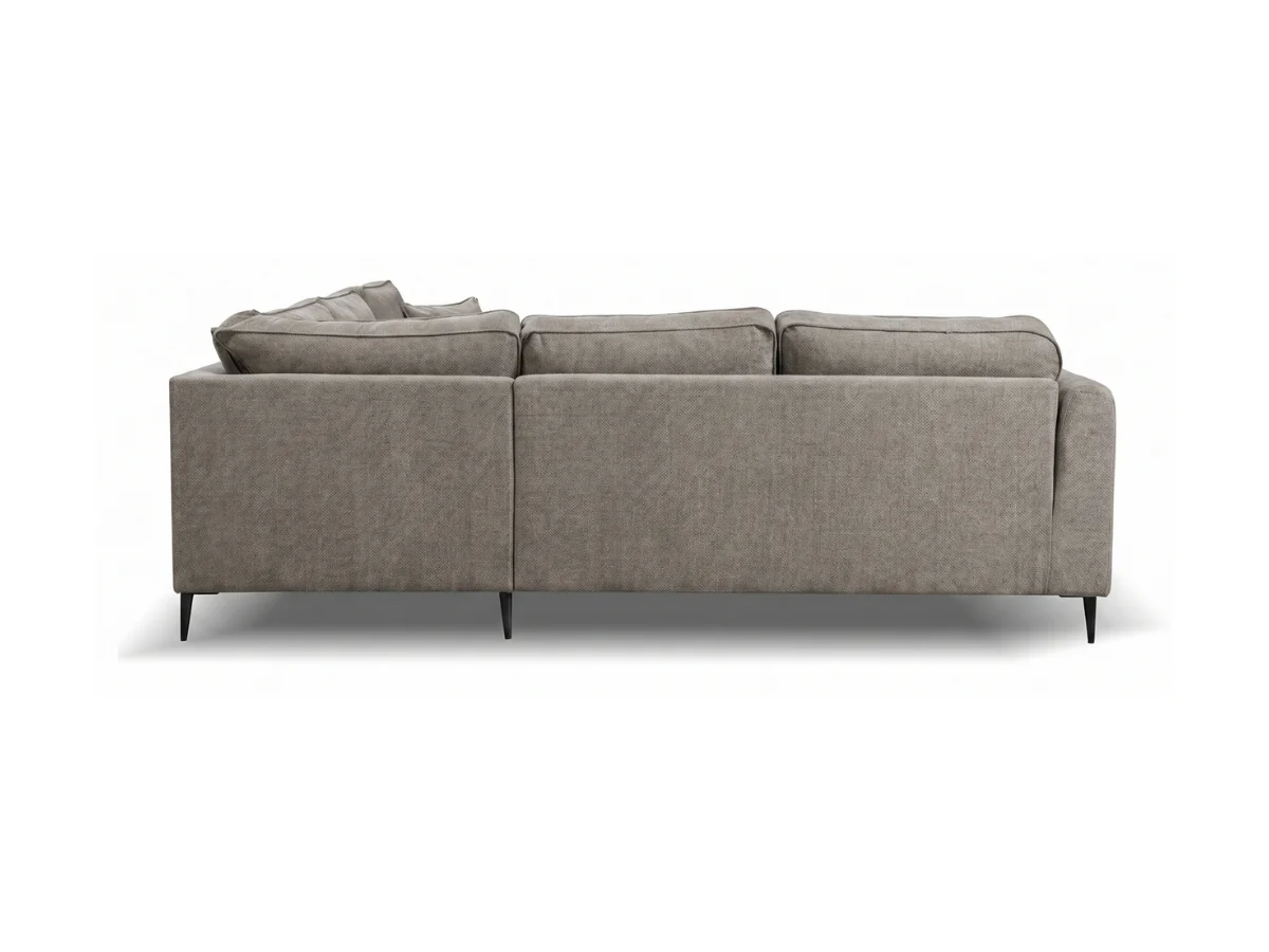 Ascot Chocolate Corner Sofa Boston Fabric - Image 2