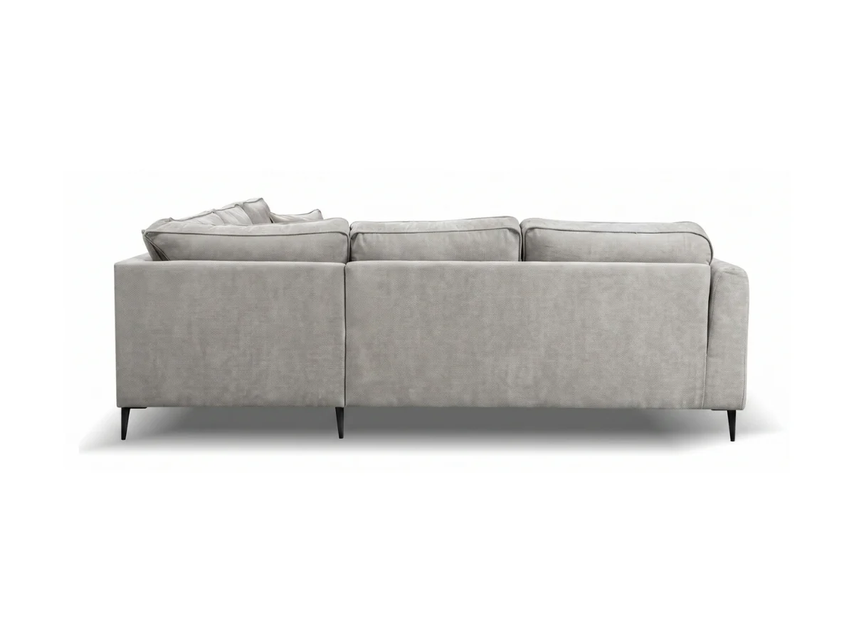 Ascot Light Grey Corner Sofa Boston Fabric - Image 2