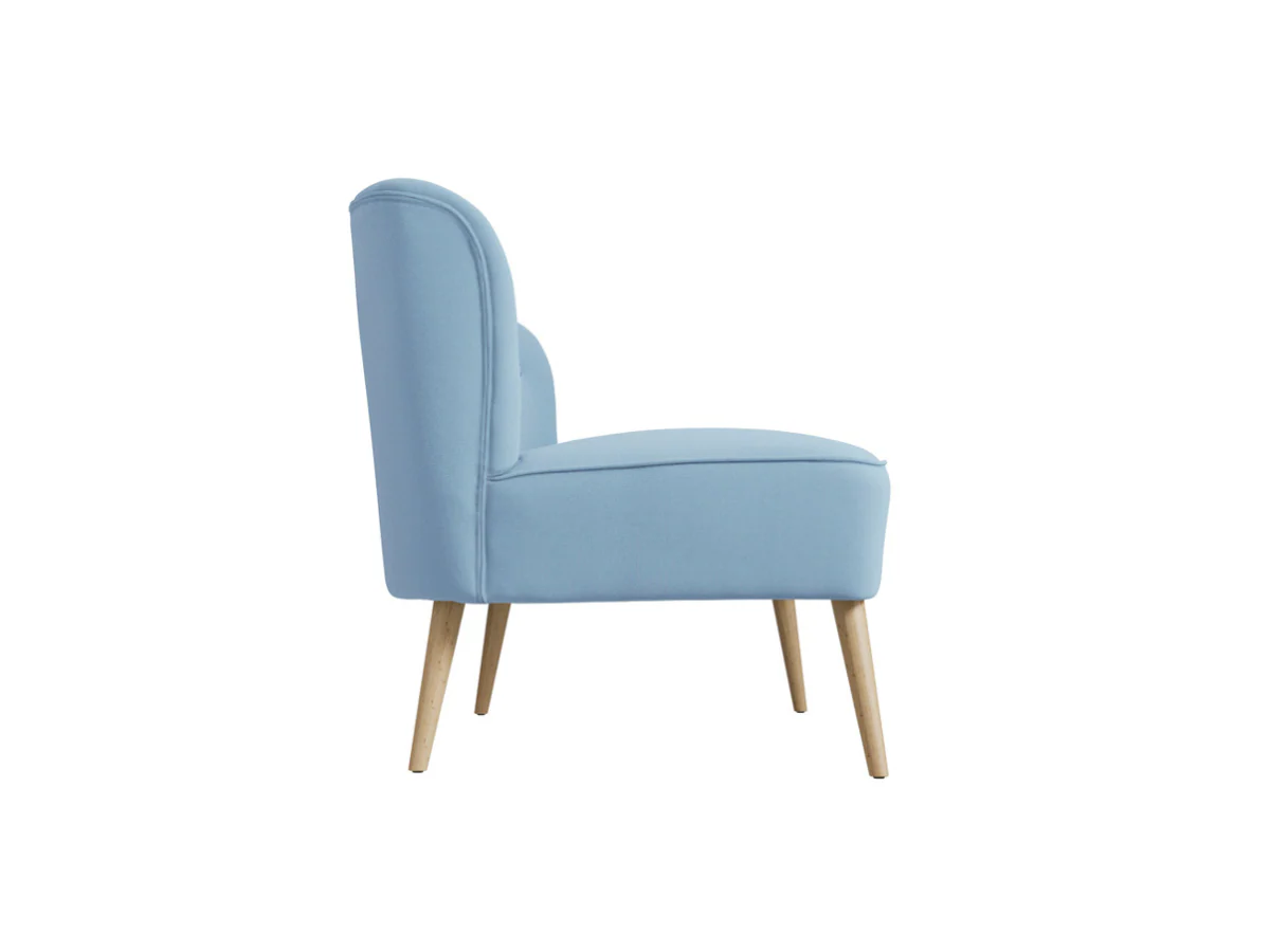 Beau Cornflower 2 Seater Sofa Blue Fabric - Image 4