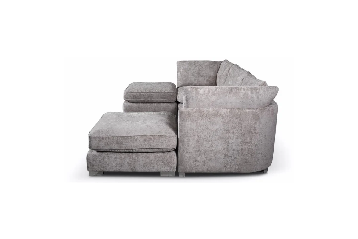 Bishop U-Shaped Sofa Truffle Luxe Chenille - Image 5