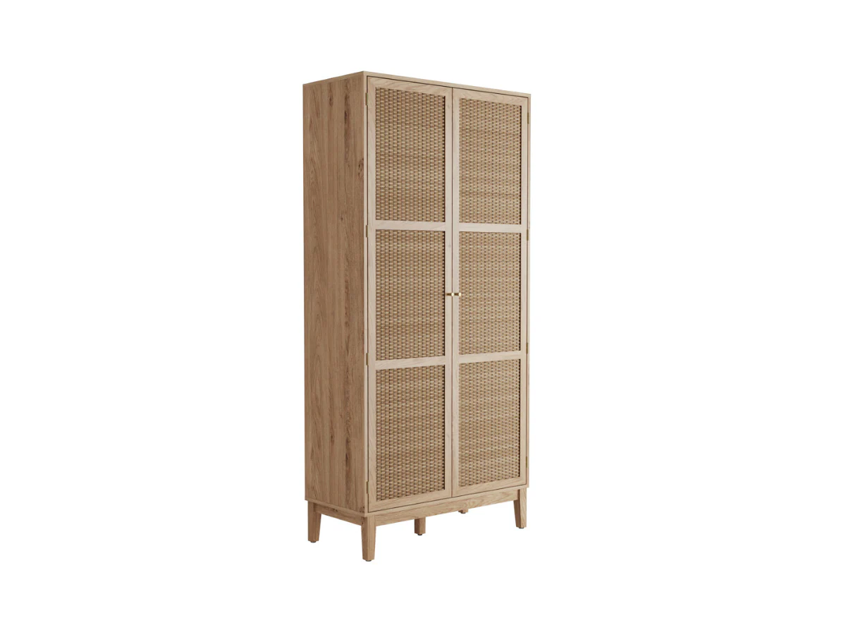 Bordeaux 2 Door Wardrobe with Shelf - Image 3