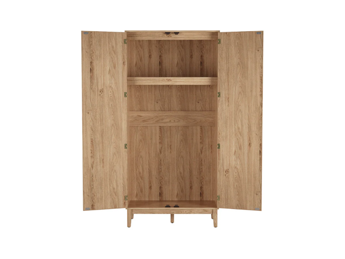 Bordeaux 2 Door Wardrobe with Shelf - Image 4