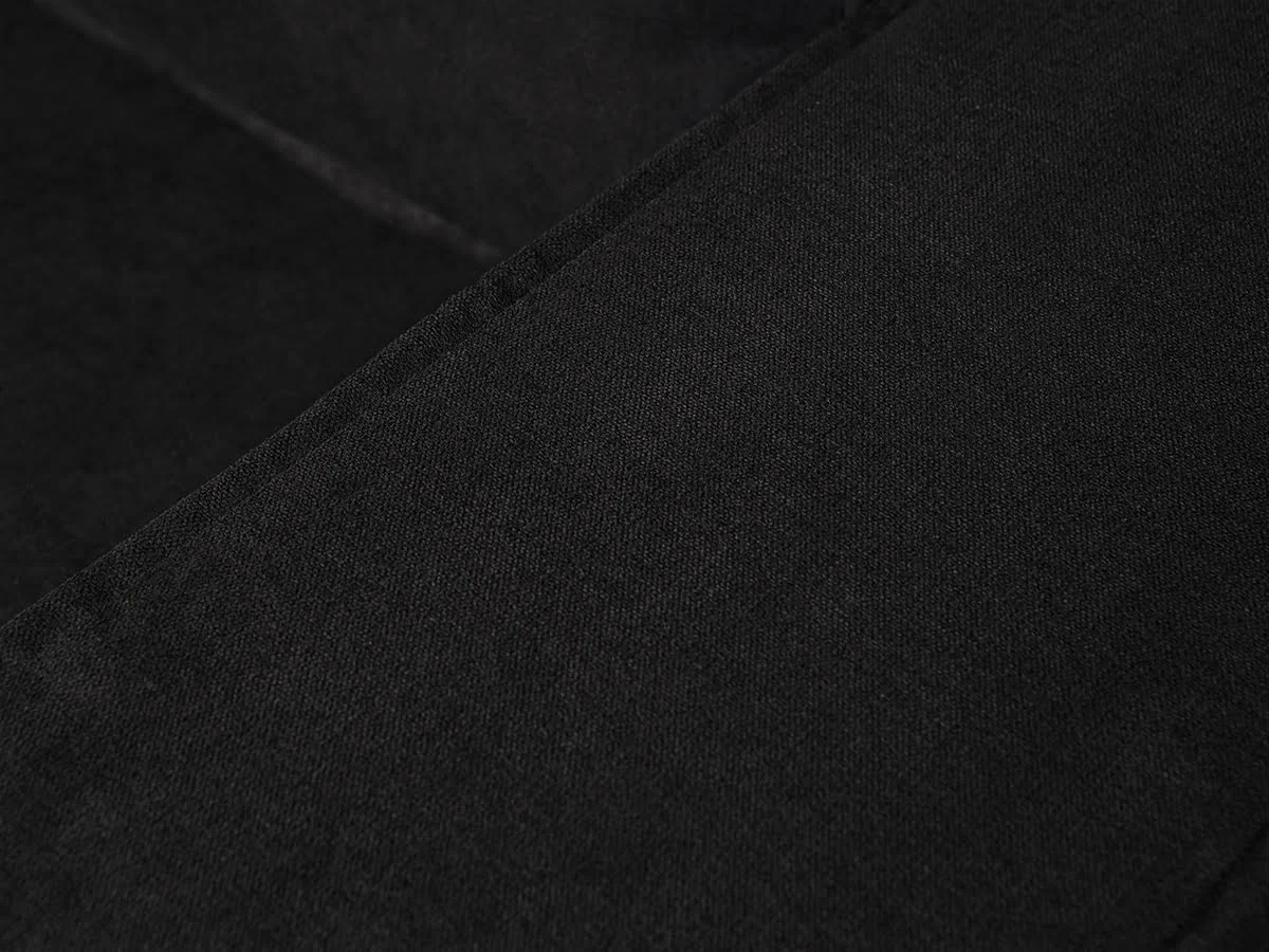 Broadgate 3 Seater Sofa Black Kensington Fabric - Image 4