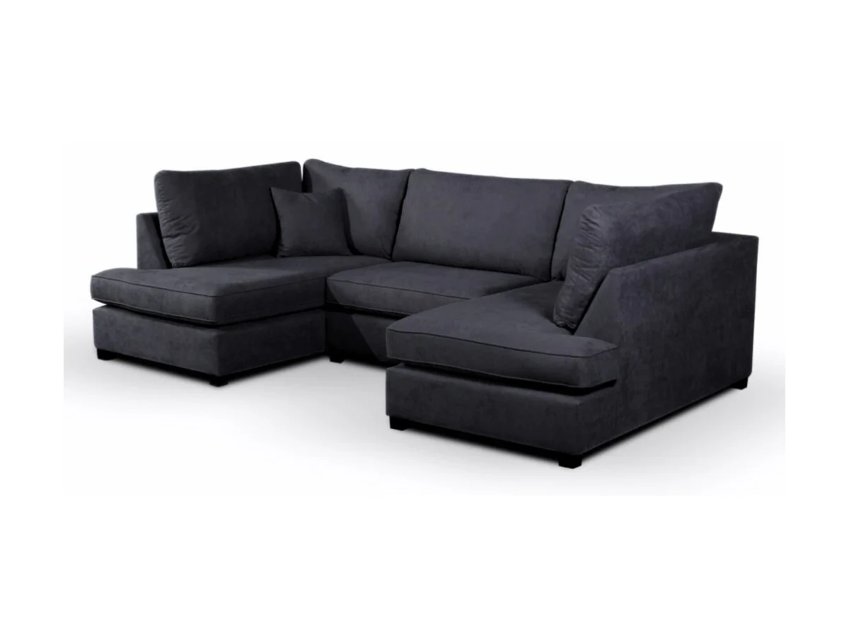 Carnaby Small U Shaped Sofa with Footstool - Image 6