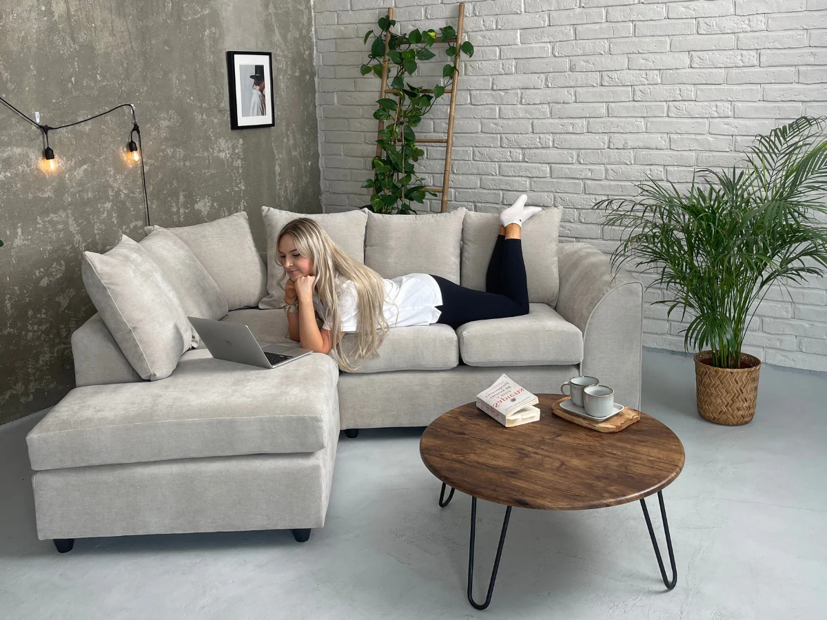Chelsea Cream Left Corner Sofa - Image 5