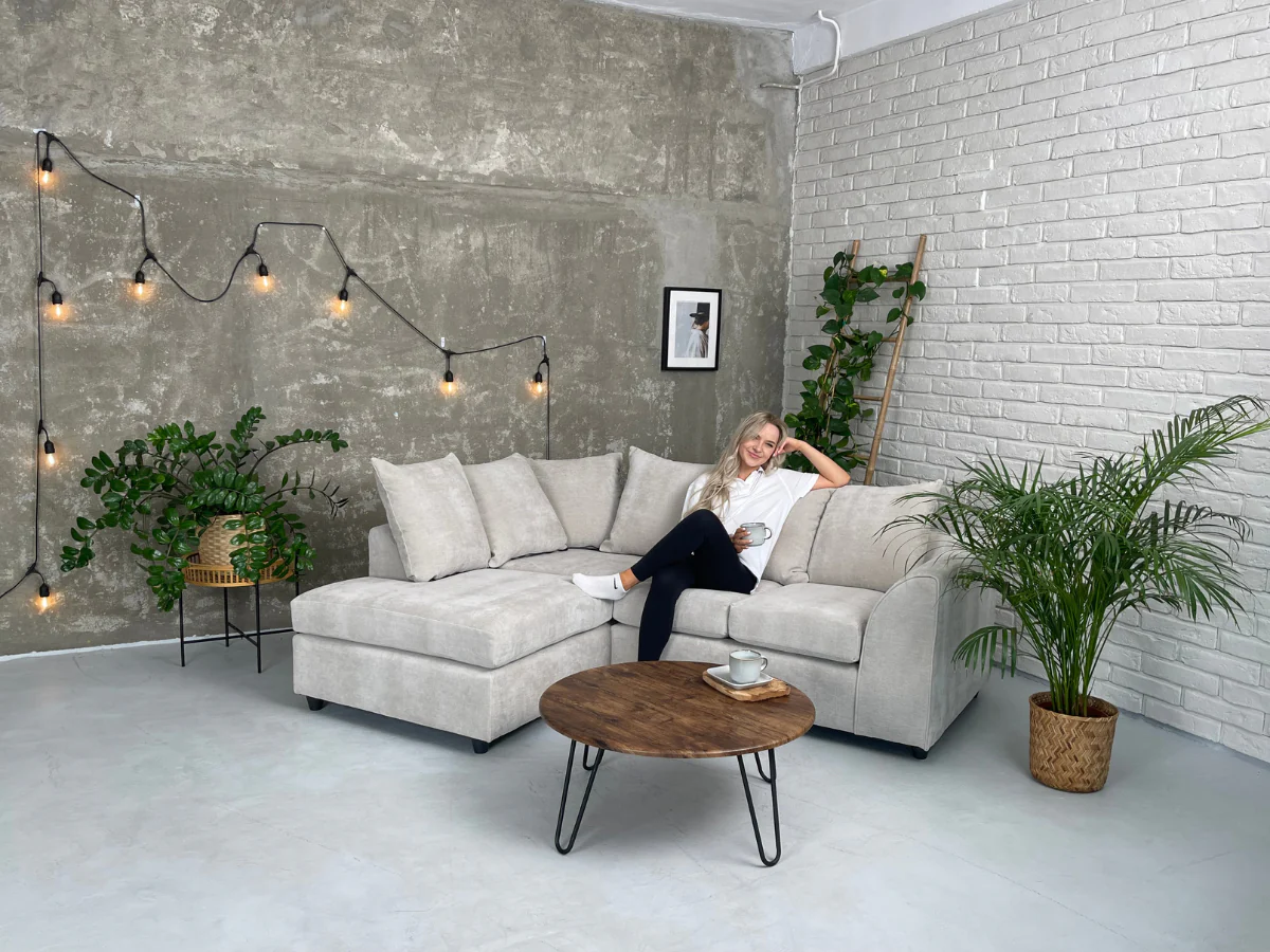 Chelsea Cream Left Corner Sofa - Image 6