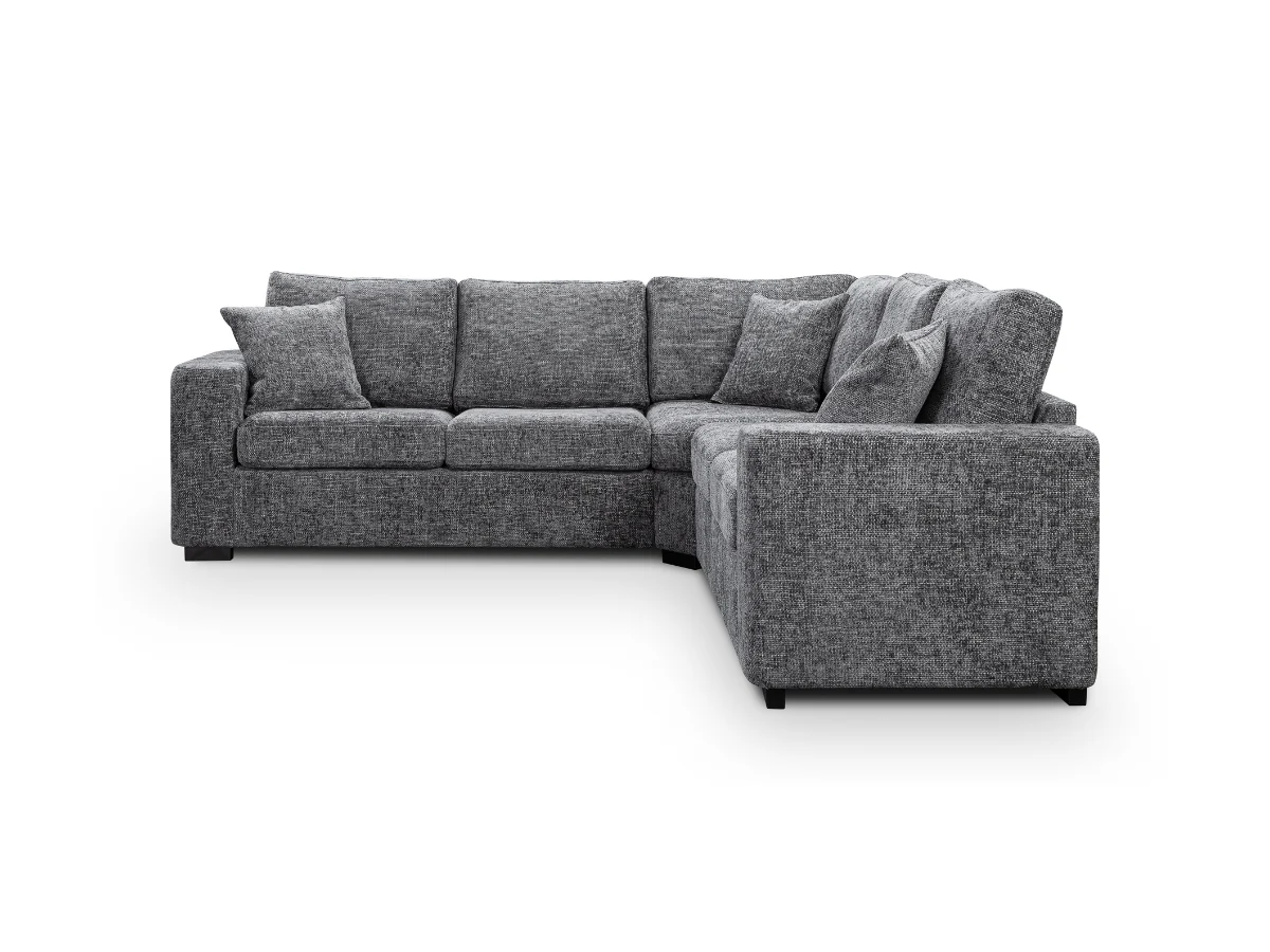 Chestnut Slate Corner Sofa Enzo Fabric - Image 2
