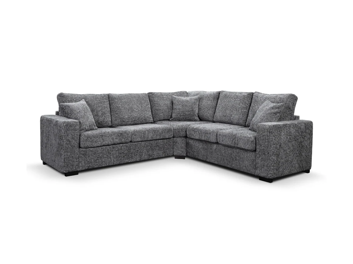 Chestnut Sofa Bed Slate Enzo Fabric