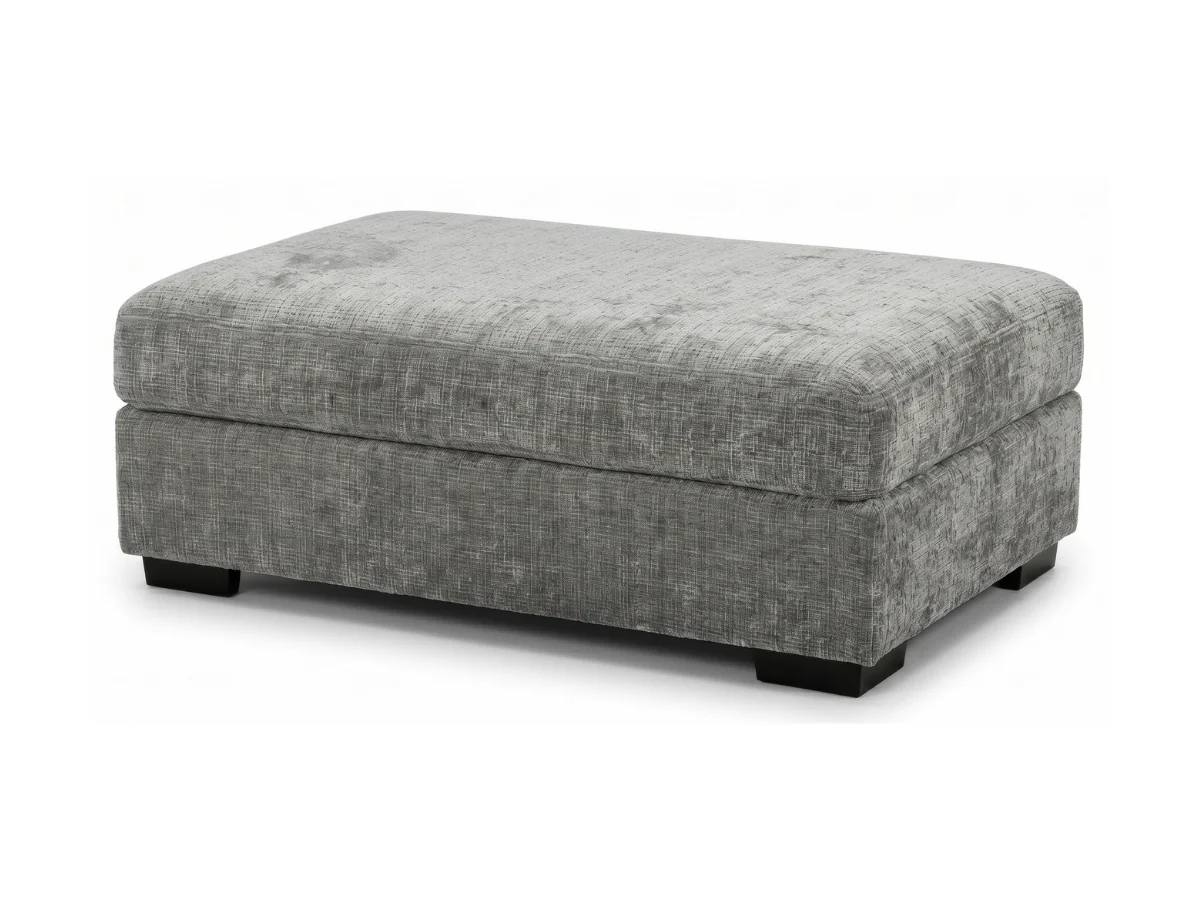 Chestnut U Shaped Sofa with Storage Footstool - Image 10