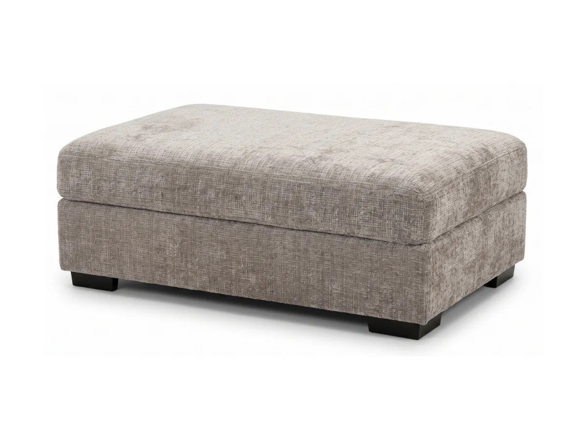 Chestnut U Shaped Sofa with Storage Footstool - Image 8