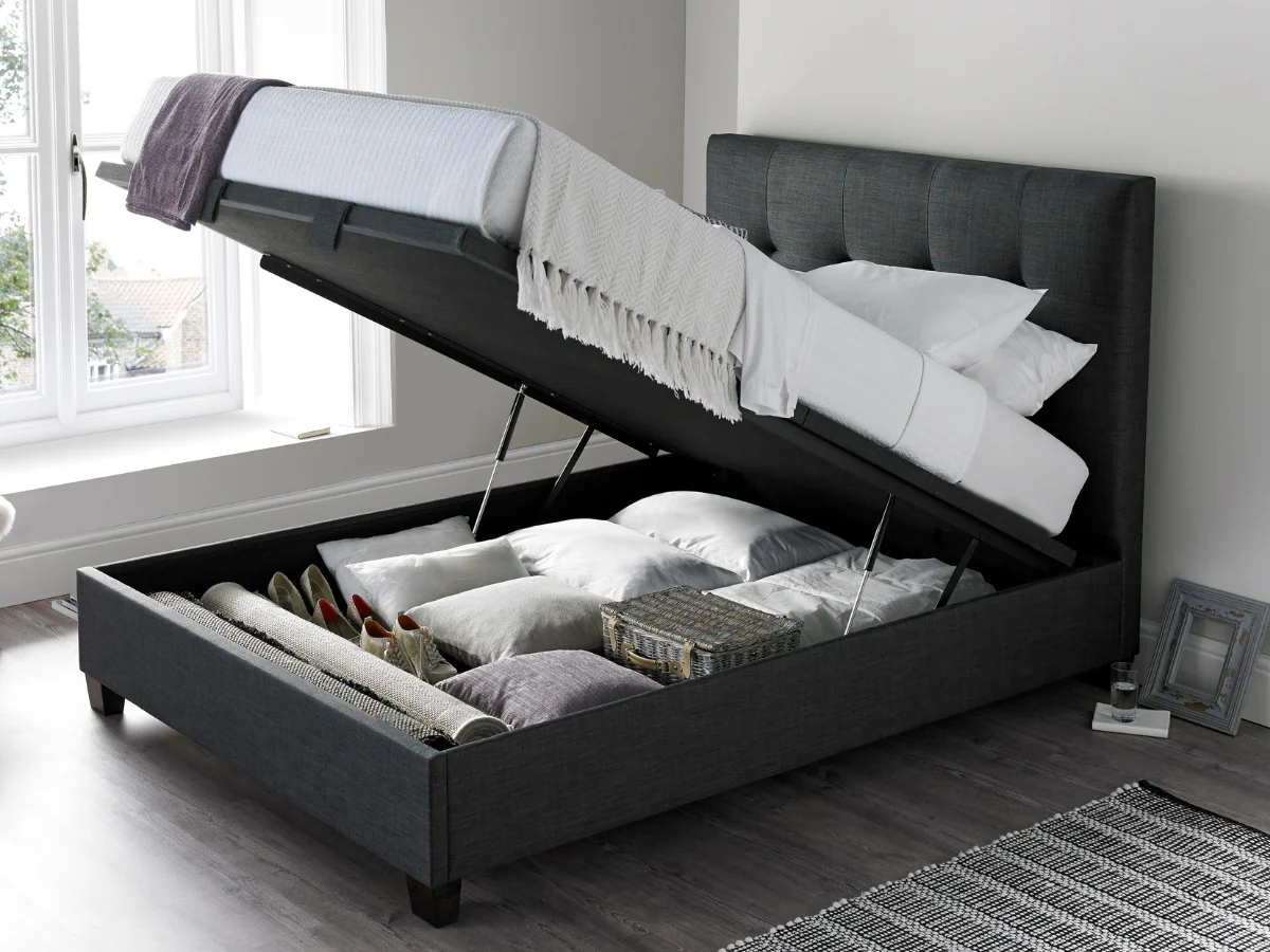 Kaydian Walkworth Ottoman Bed with Storage and Headboard - Image 6