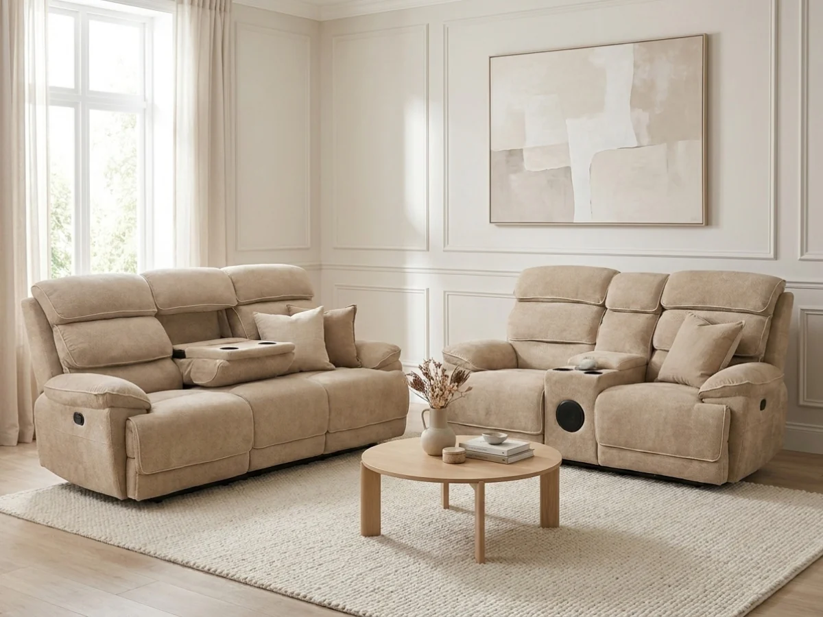 Lakelyn Electric Recliner Sofa Set 3+2 - Image 2