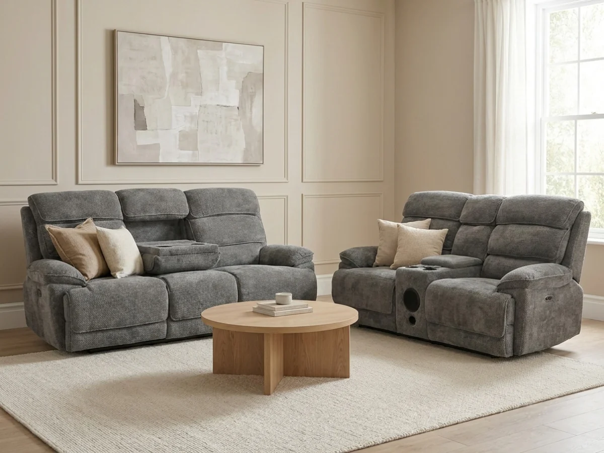 Lakelyn Electric Recliner Sofa Set 3+2 - Image 3