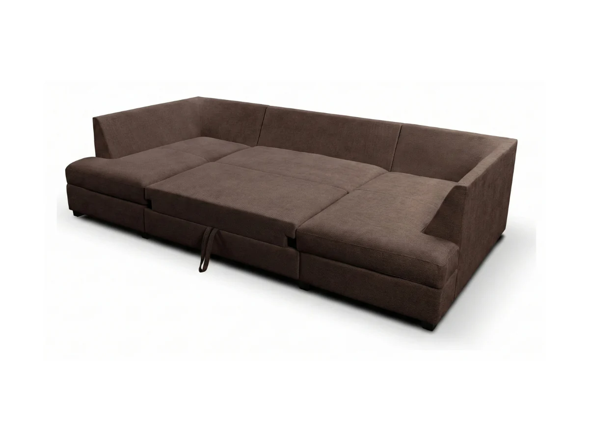 Meridian Enzo Sofa Bed U Shaped with Storage - Image 11