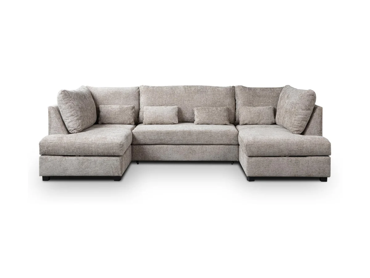 Meridian Enzo Sofa Bed U Shaped with Storage - Image 3