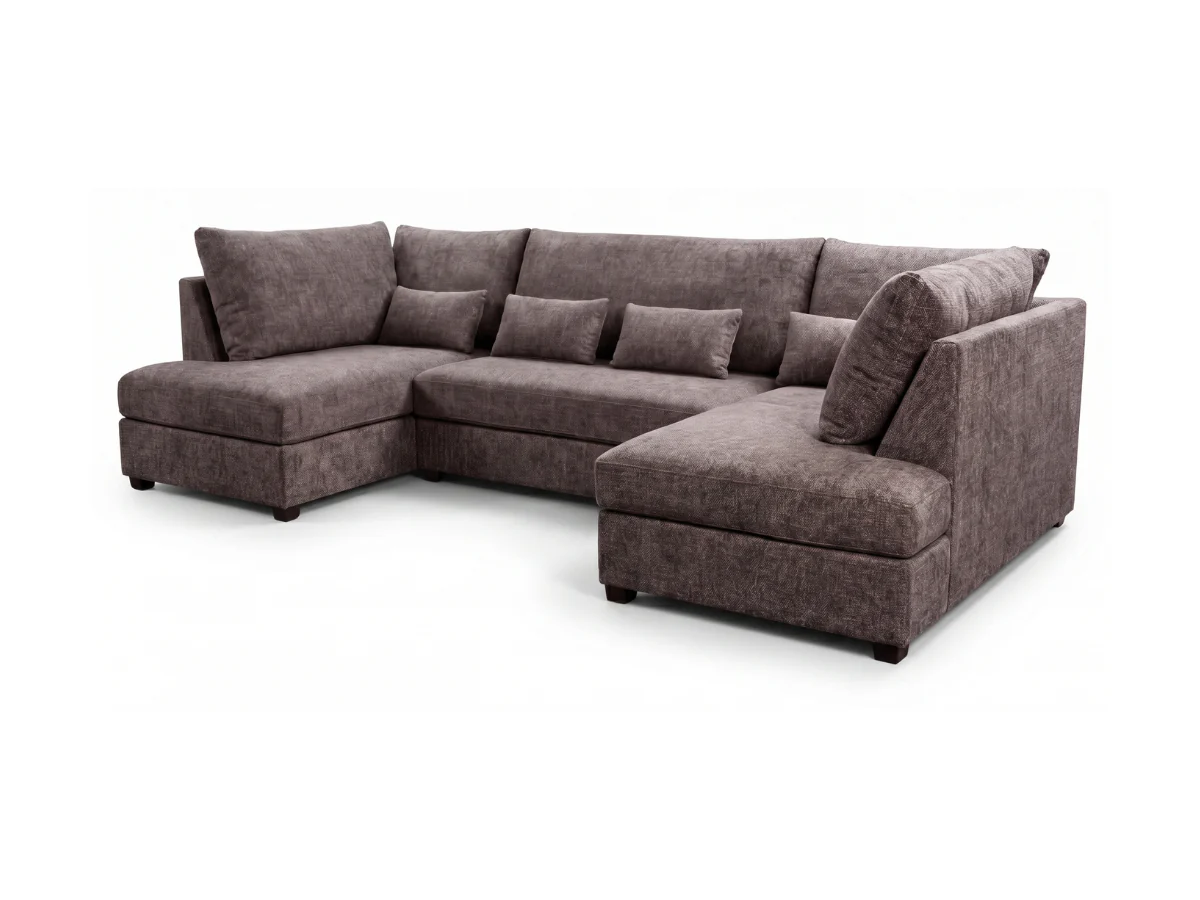 Meridian Enzo Sofa Bed U Shaped with Storage - Image 4