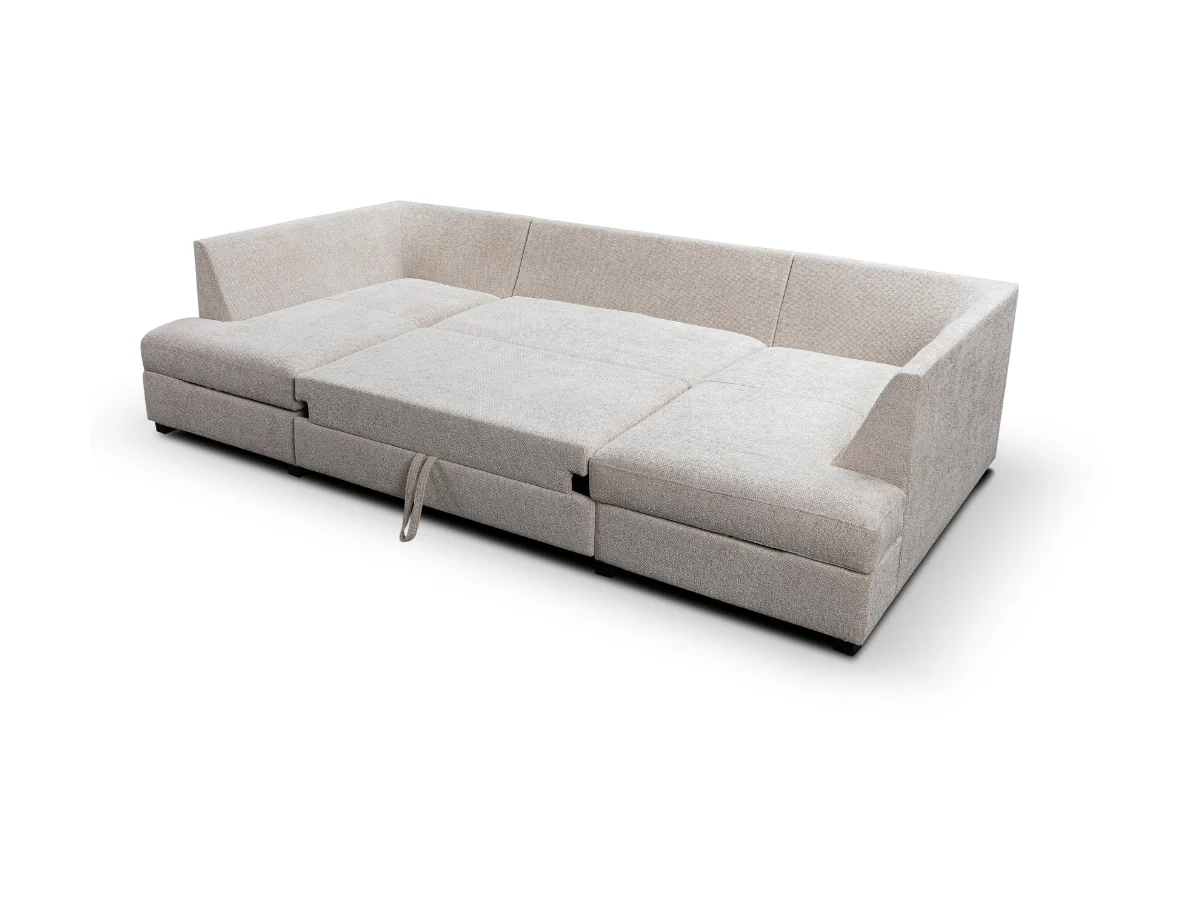 Meridian Enzo Sofa Bed U Shaped with Storage - Image 8