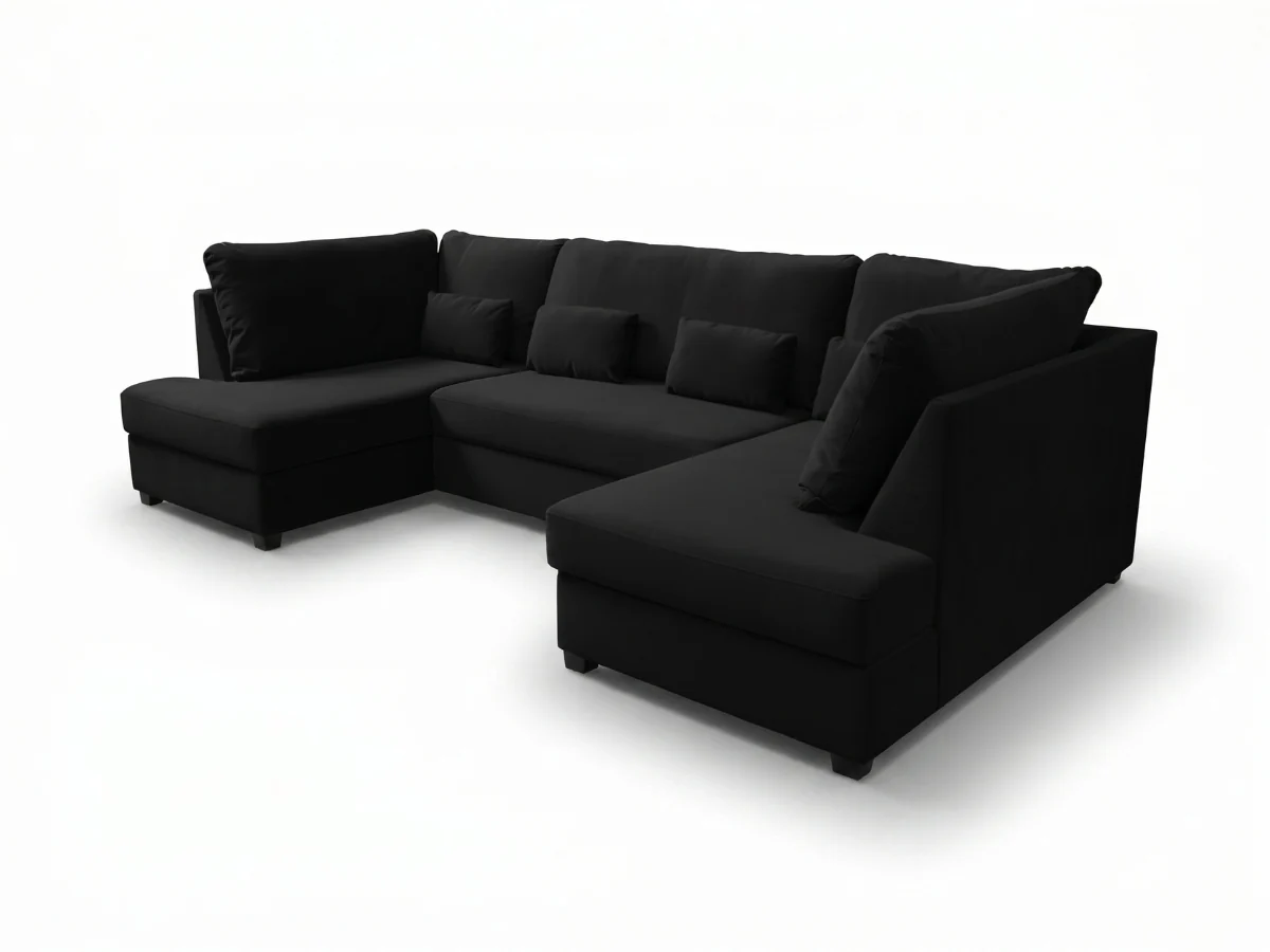 Meridian U Shaped Sofa Bed with Storage - Image 5
