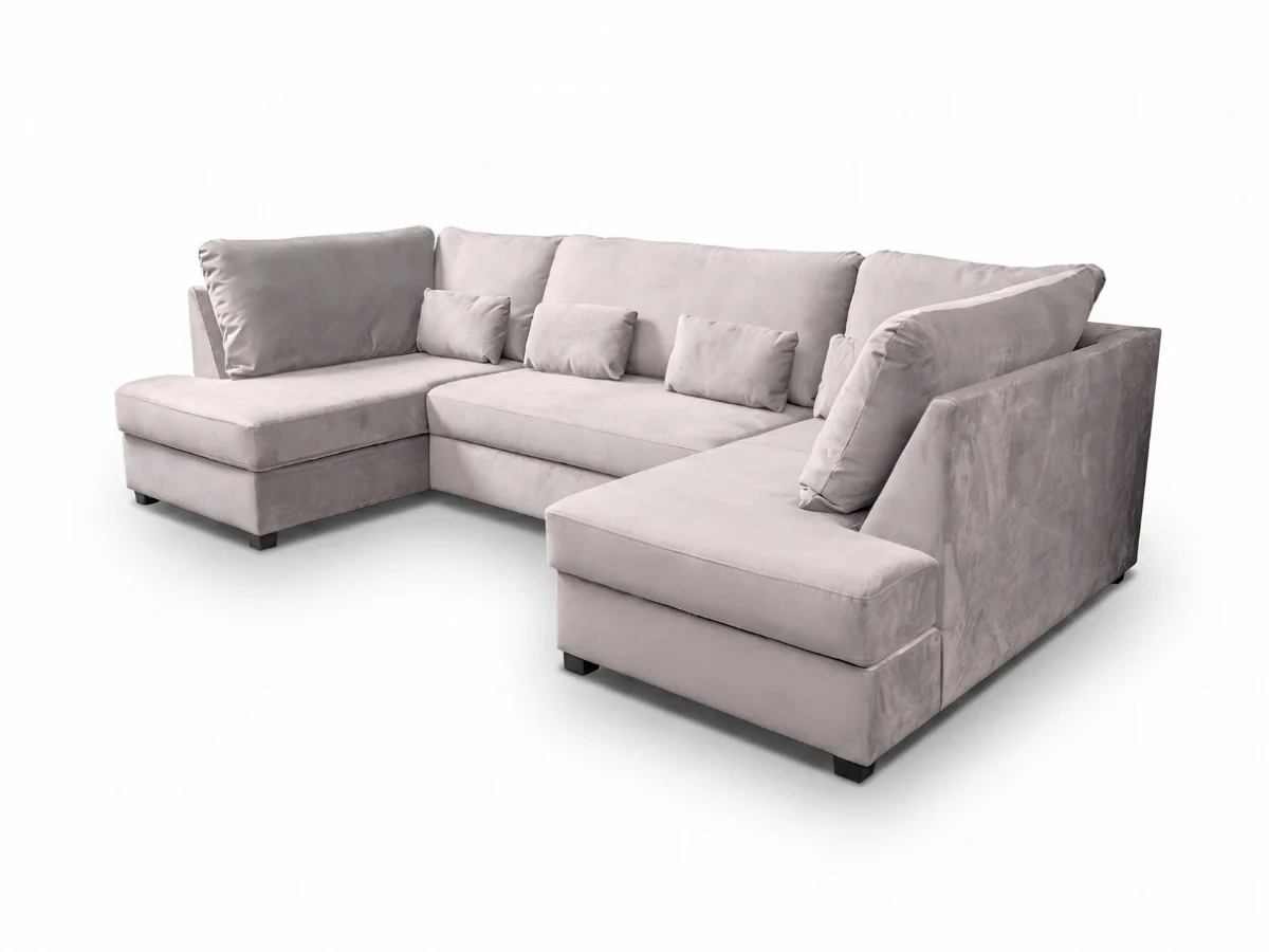 Meridian U Shaped Sofa Bed with Storage - Image 6