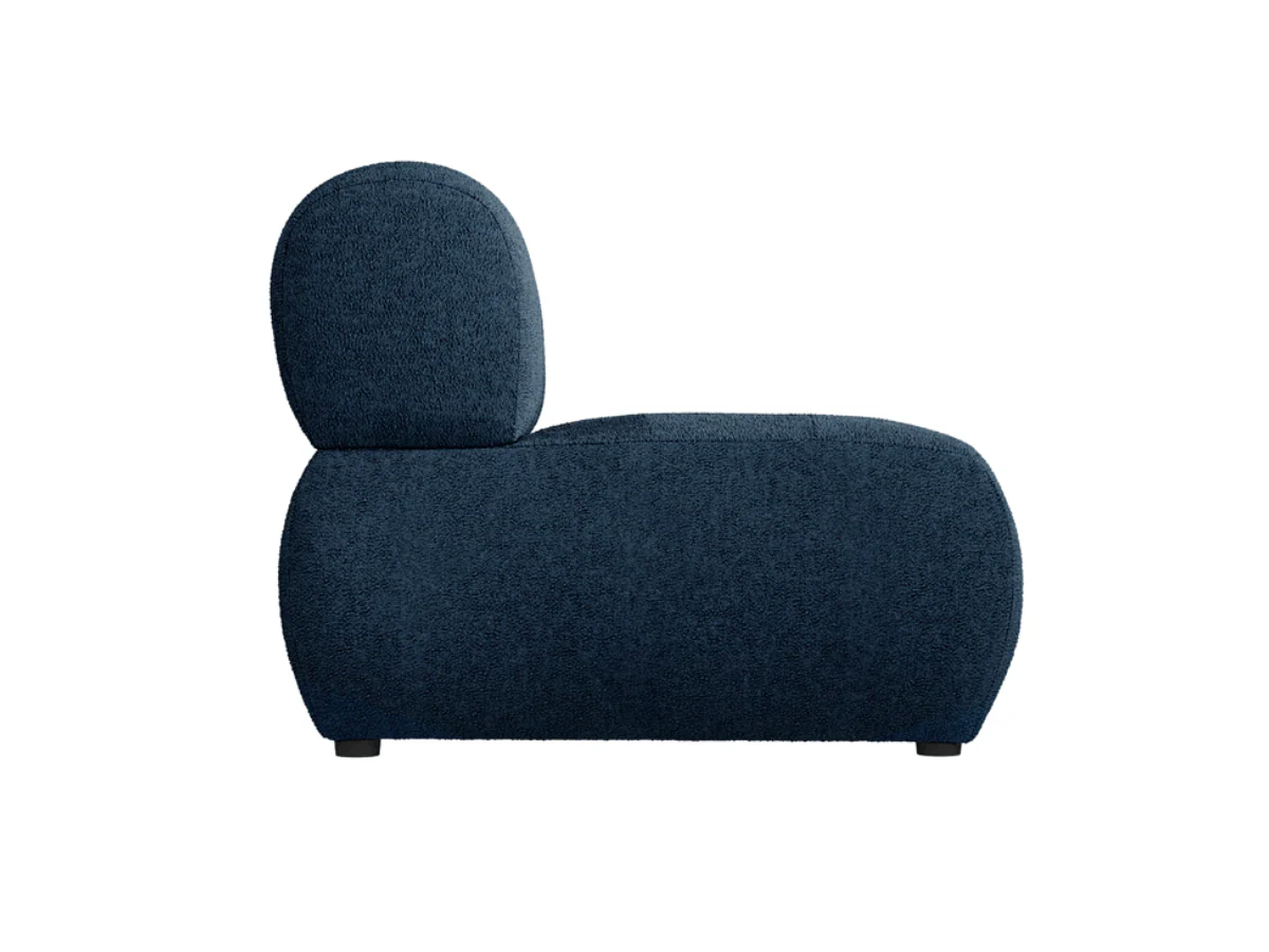 Reese Accent Armchair in Midnight Blue Boucle - Image 4