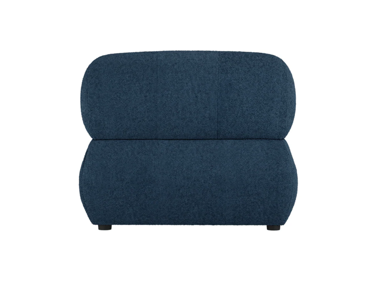 Reese Accent Armchair in Midnight Blue Boucle - Image 5