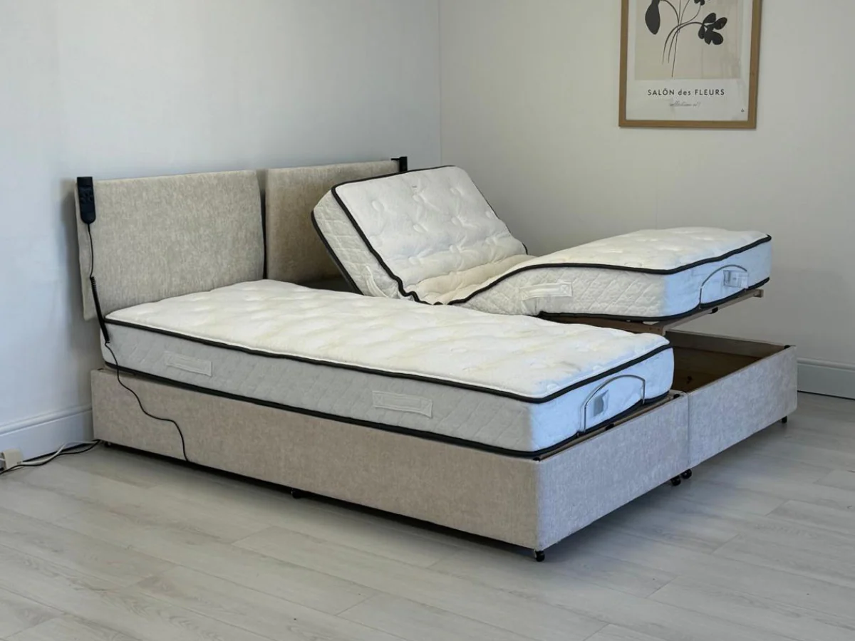 Restpocket Electric Adjustable Bed Chenille With Pocket Mattress and Headboard - Image 10