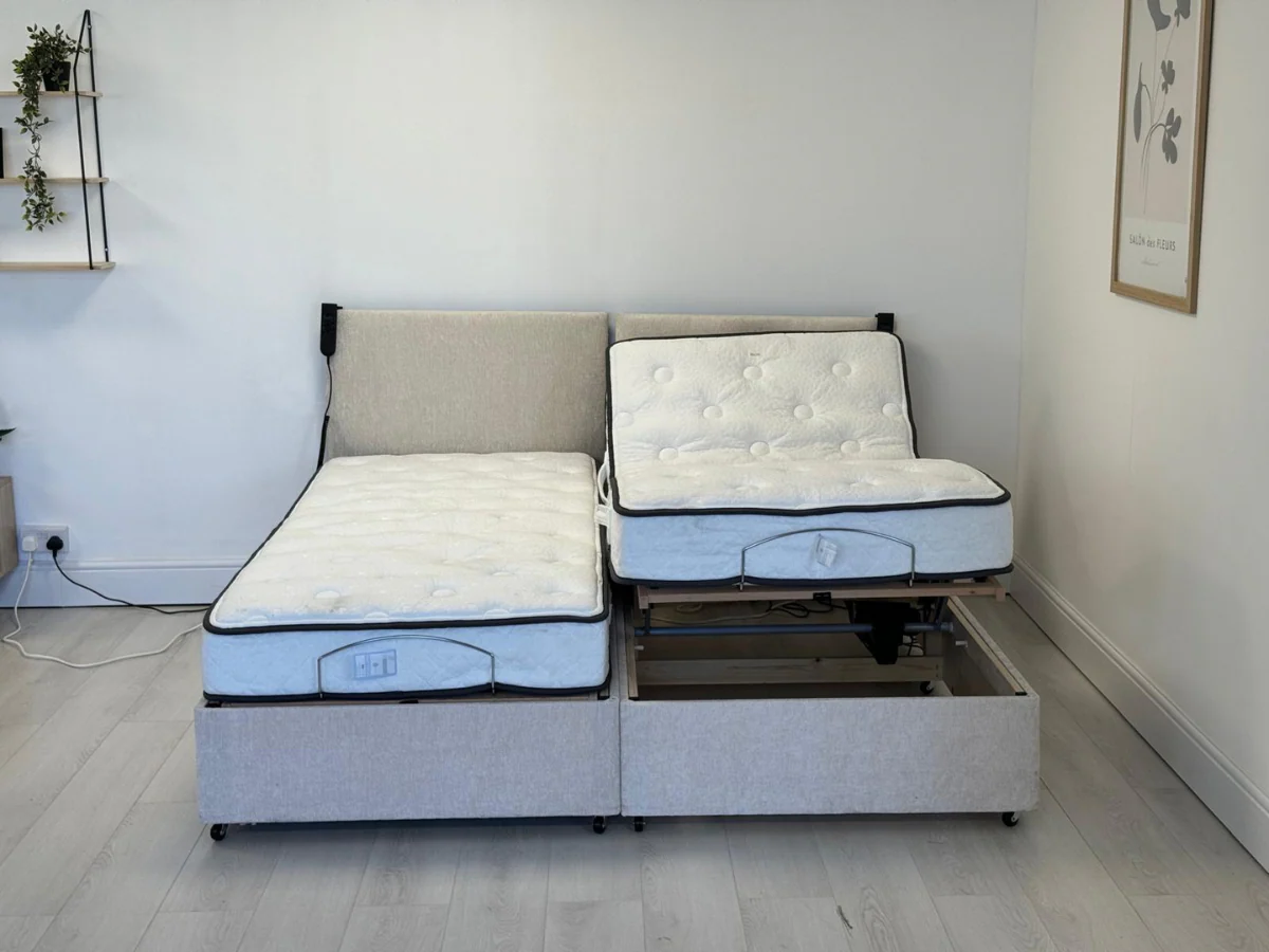 Restpocket Electric Adjustable Bed Chenille With Pocket Mattress and Headboard - Image 9