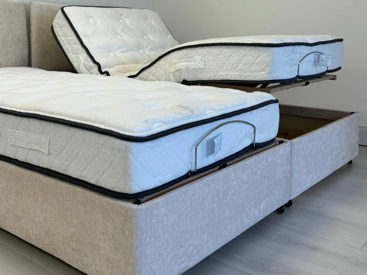 Restpocket Electric Adjustable Bed Chenille With Pocket Mattress and Headboard - Image 12