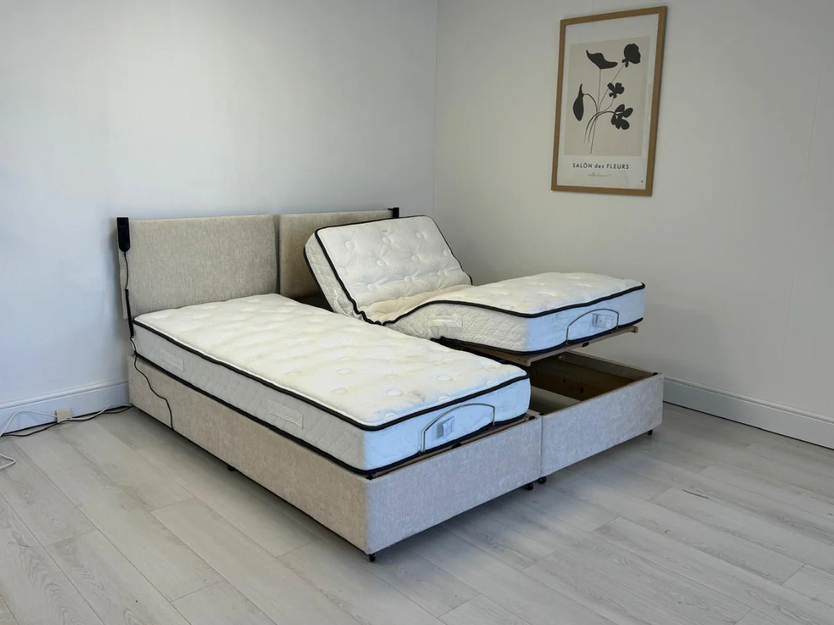 Restpocket Electric Adjustable Bed Chenille With Pocket Mattress and Headboard - Image 11