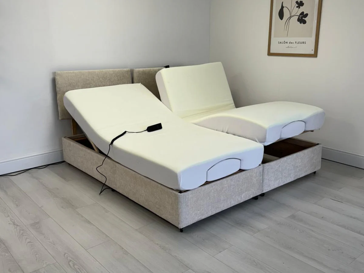Sleepcomfort Heavy Duty Electric Adjustable Bed with Memory Mattress and Headboard User Weight up to 25 Stone - Image 10