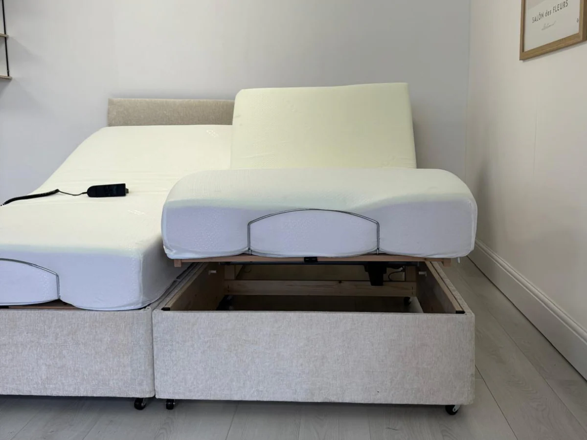 Sleepcomfort Heavy Duty Electric Adjustable Bed with Memory Mattress and Headboard User Weight up to 25 Stone - Image 11