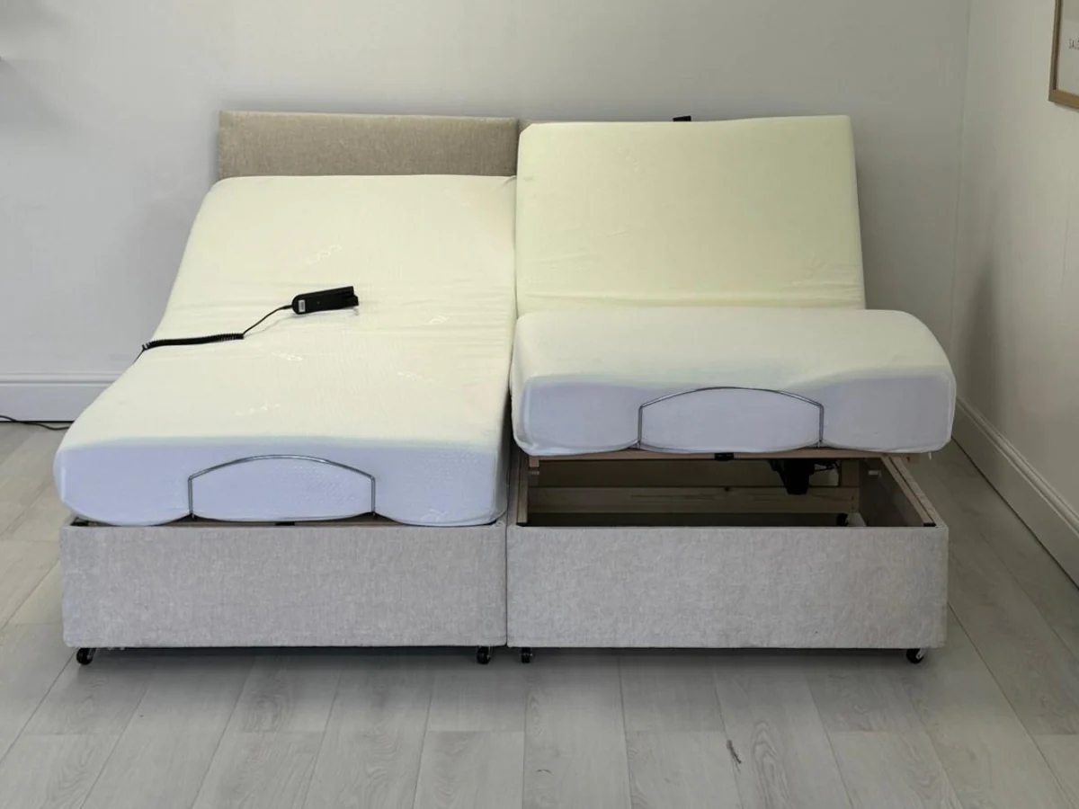 Sleepcomfort Heavy Duty Electric Adjustable Bed with Memory Mattress and Headboard User Weight up to 25 Stone - Image 12