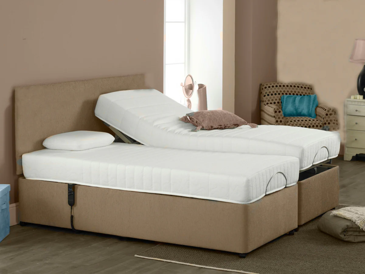 Sleepfresh Adjustable Electric Bed Chenille With Gel Cool Pocket Mattress and Headboard - Image 10