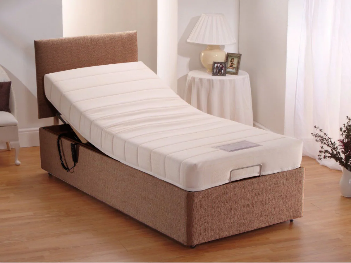 Sleepfresh Adjustable Electric Bed Chenille With Gel Cool Pocket Mattress and Headboard - Image 8