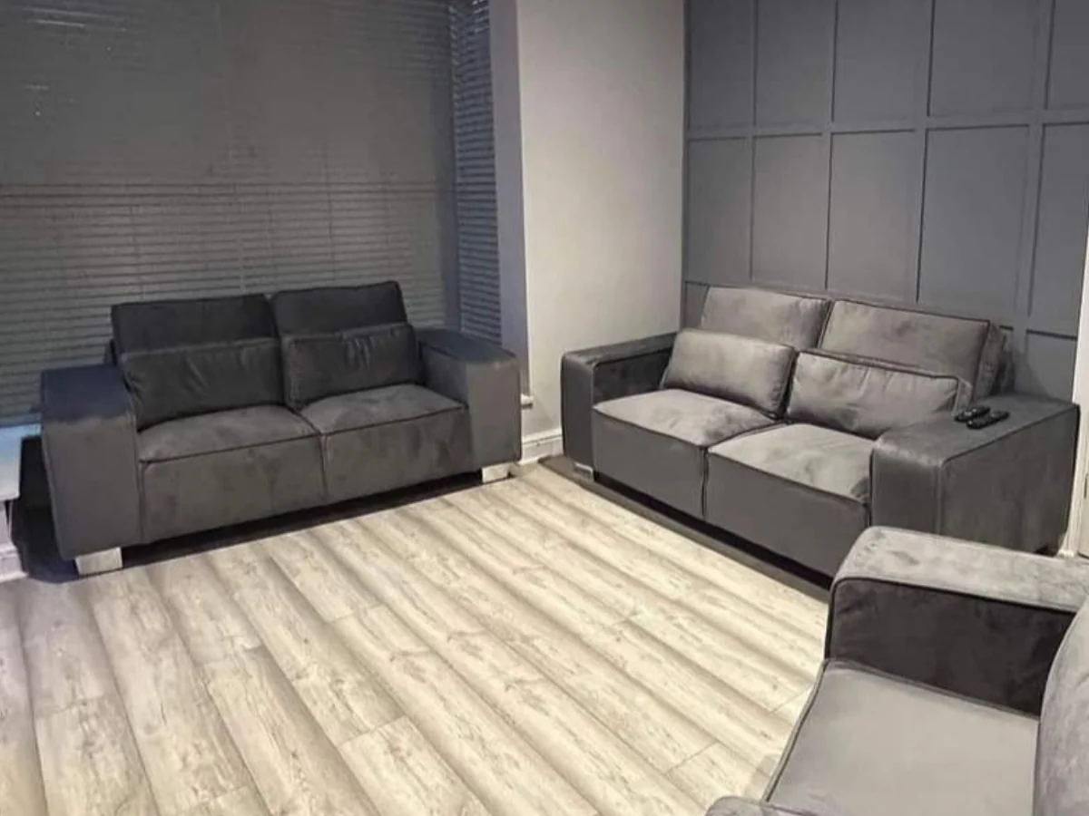 Sloane Luxury Large 2 Seater Grey - Image 4