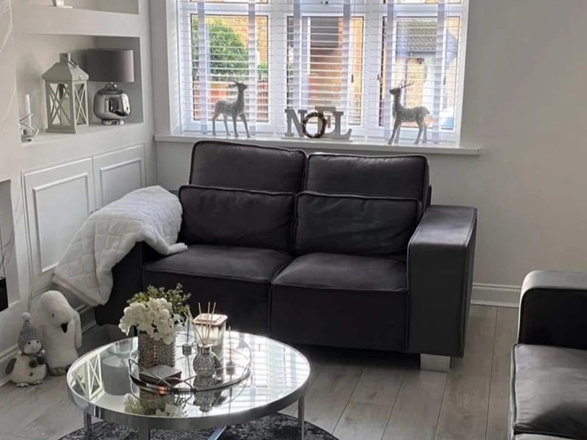 Sloane Luxury Large 3+2 Sofa Set Grey - Image 4