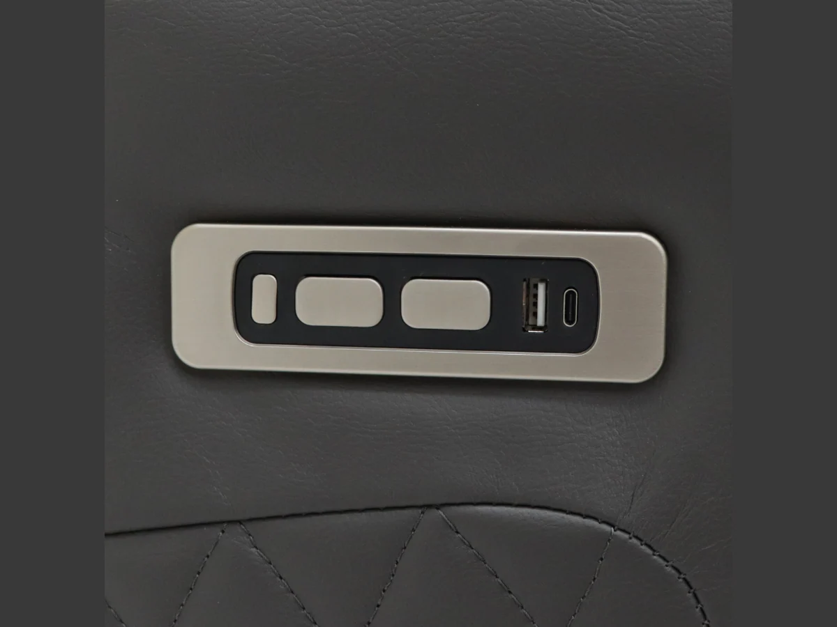 Tech 8 Smart Grey Electric Recliner Armchair - Image 5